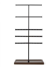 Umbra - Trigem 5 Jewellery Stand - Black/Walnut